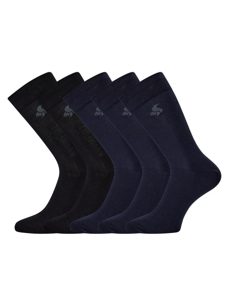 Egtved 5-pak Strømper Bomuld Sort/navy_40-45