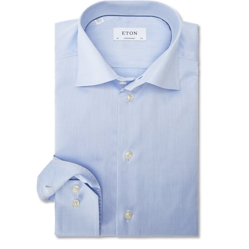 Eton 3000 Signature Twill Skjorte - Populær og Alsidig