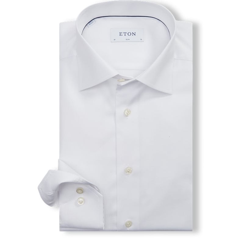 Eton 3000 Signature Twill Skjorte - Fantastisk Tilbud!