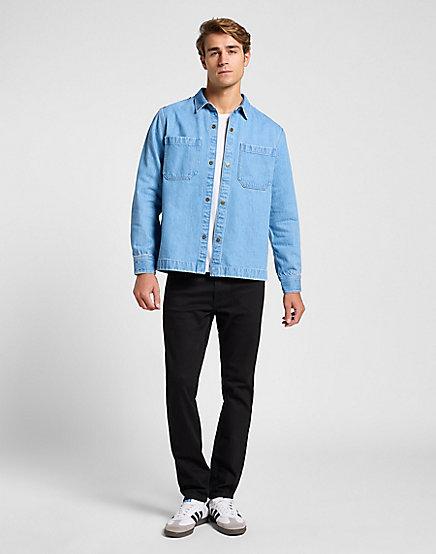 Lee Overshirt i lys vask - Hurtig levering!