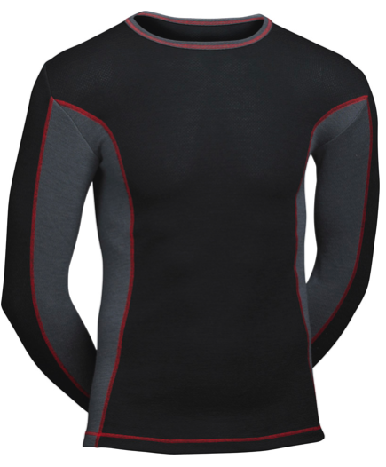 Proactive Funktions T-shirt med Lange Ærmer - Sort Tilbud