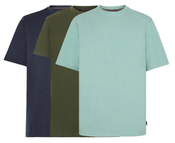 Signal 3-pak T-shirt Eddy Organic-4x-large