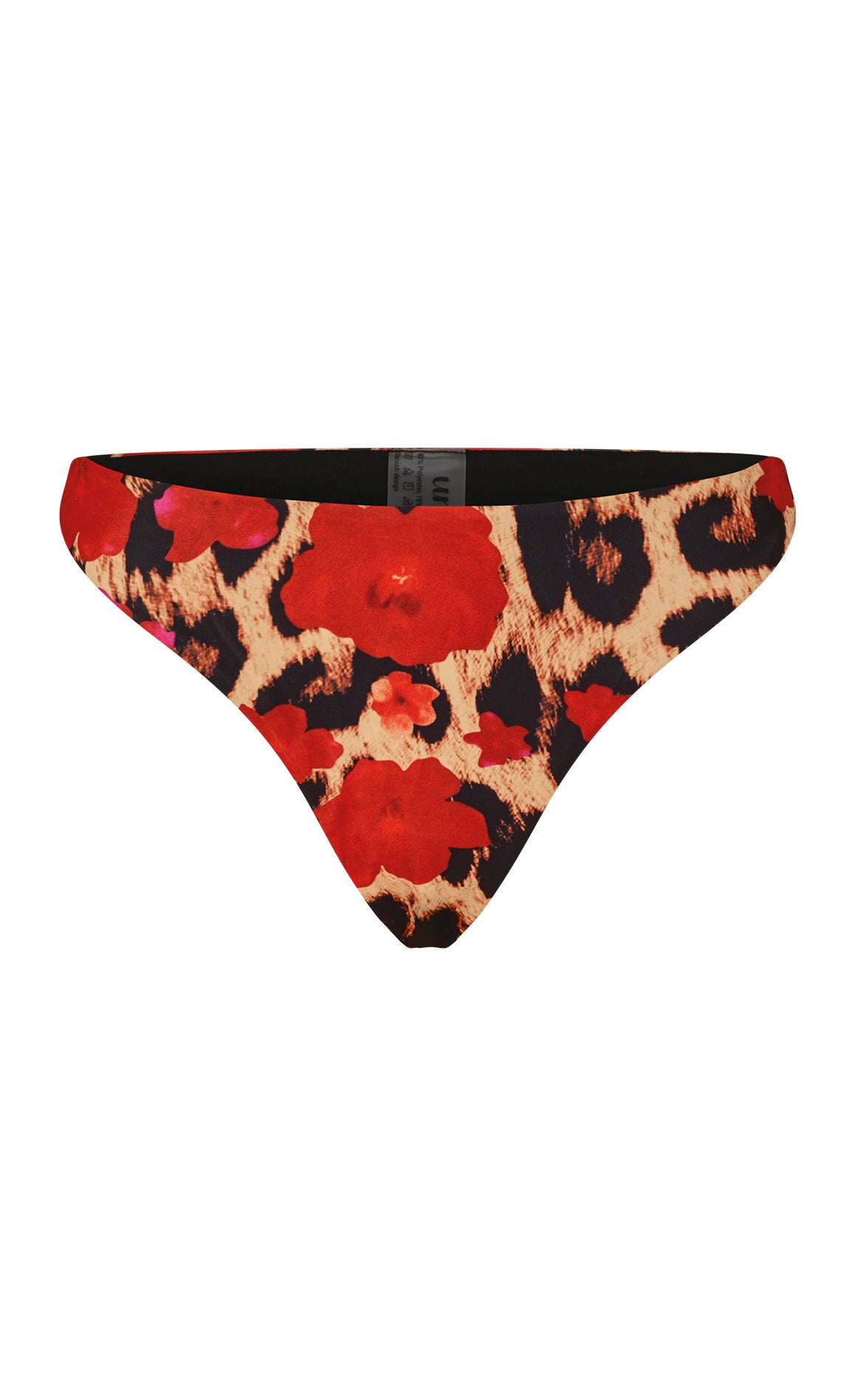 Unica Copenhagen Bikini Underdel - Elena - Leo / Red Flowers